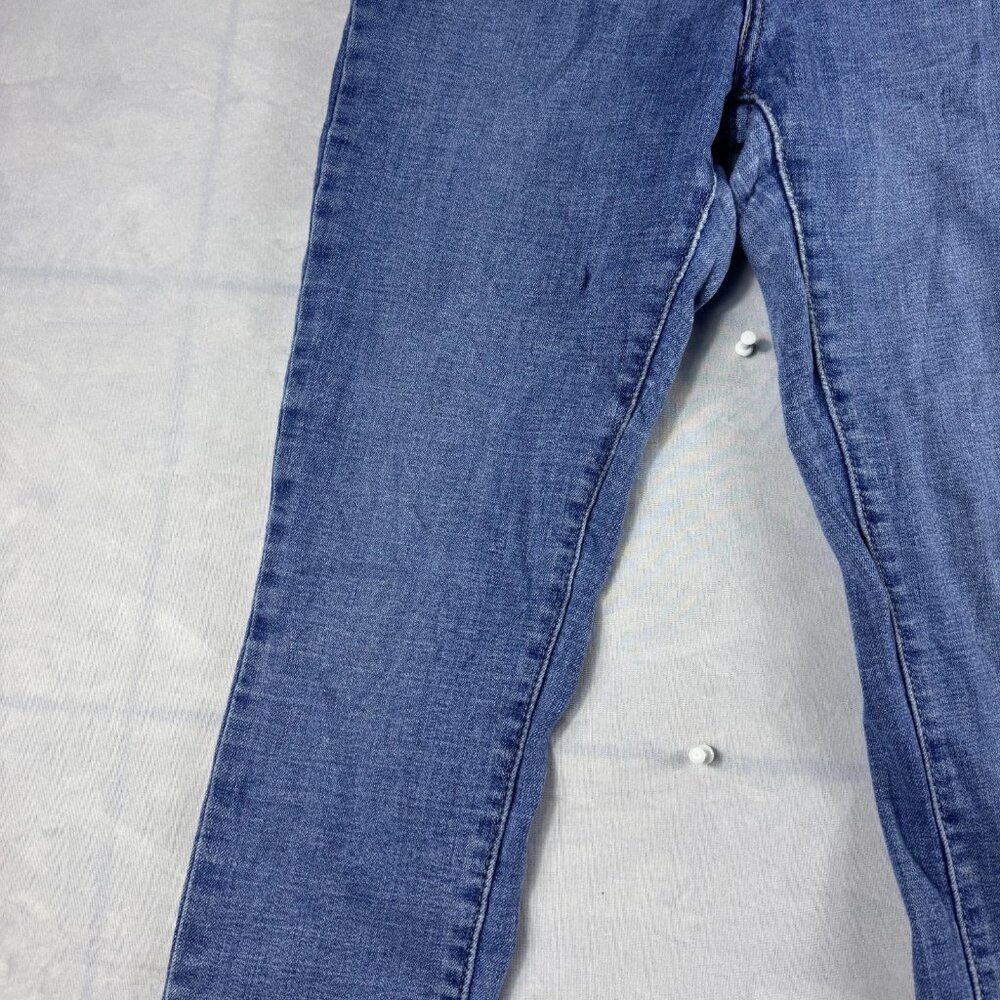 Y2K Levi's Skinny‎ Jeans Womens Blue Denim 721 High Rise 5-Pocket Comfort 28x28 - Picture 5 of 16
